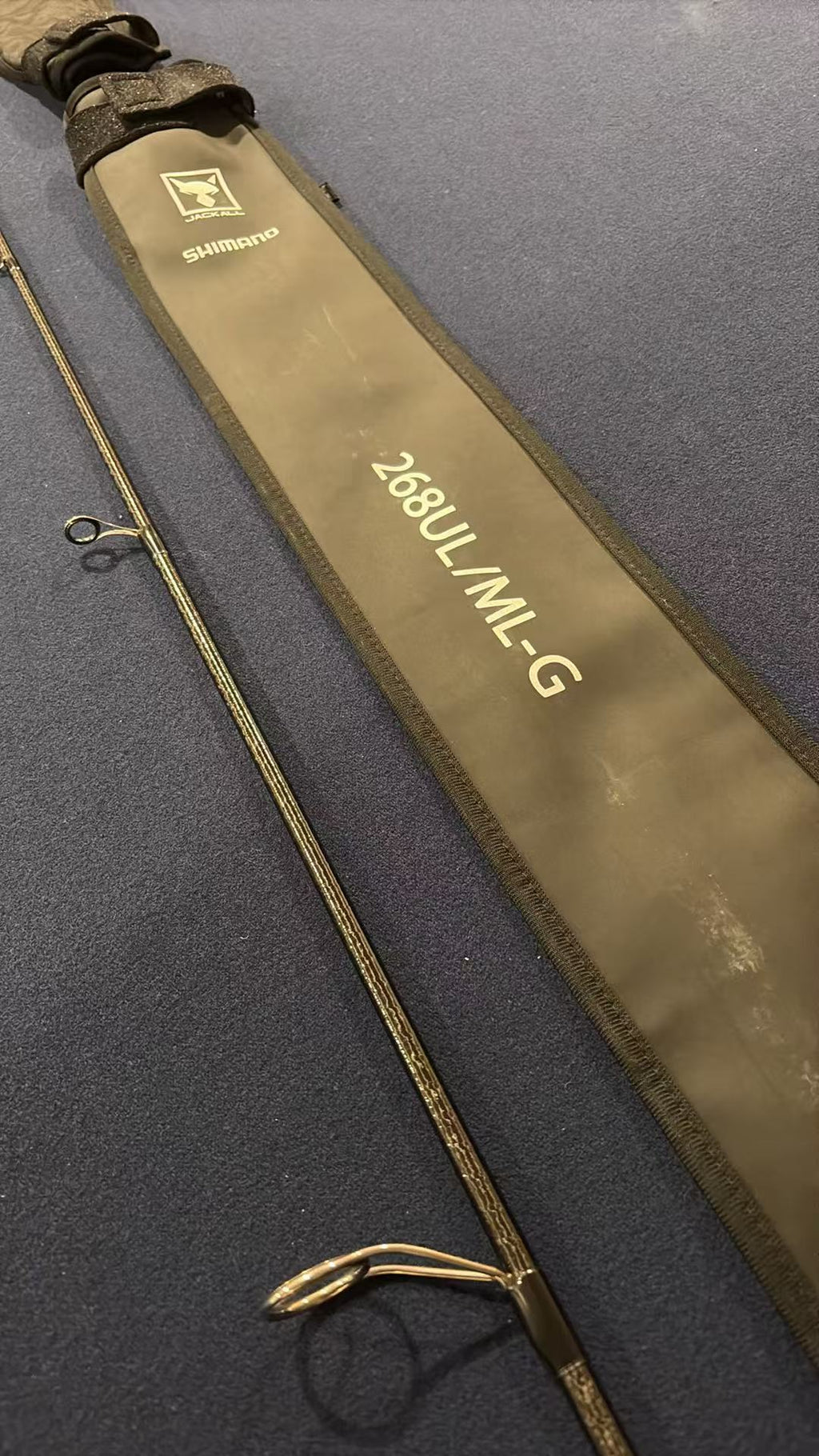 JACKALL/SHIMANO 21 POISON GLORIOUS 268UL/ML-G Spinning Rod For Bass [Y057]