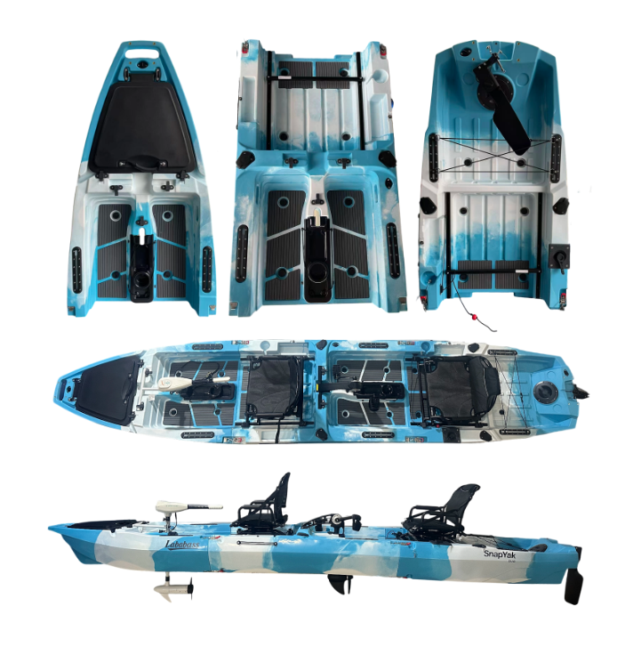 SnapYak™  modular pedal fishing kayak