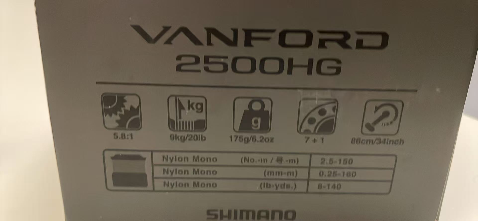 Shimano Vanford FA 2500HG [25012]