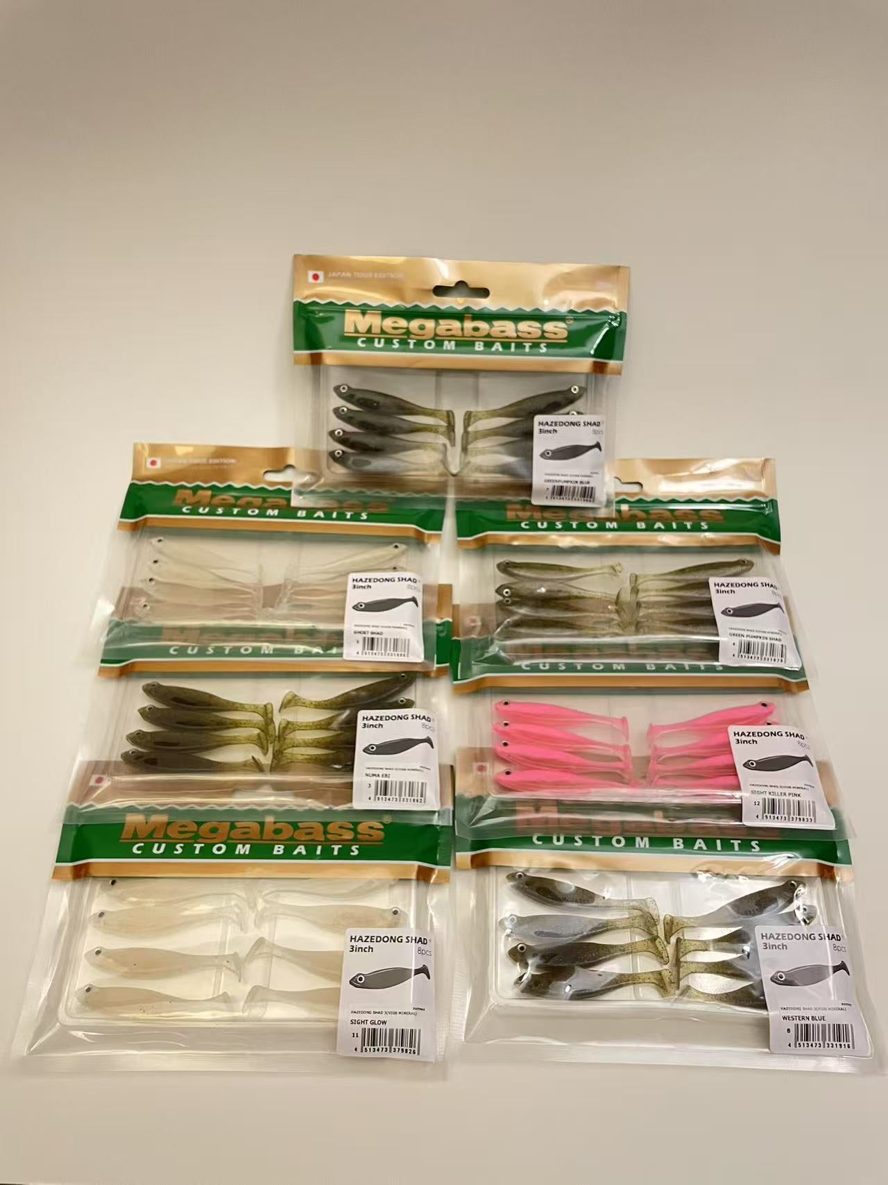 MEGABASS Hazedong Shad 3”(pack of 8) – LABABASS