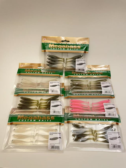 MEGABASS Hazedong Shad 3”(pack of 8)